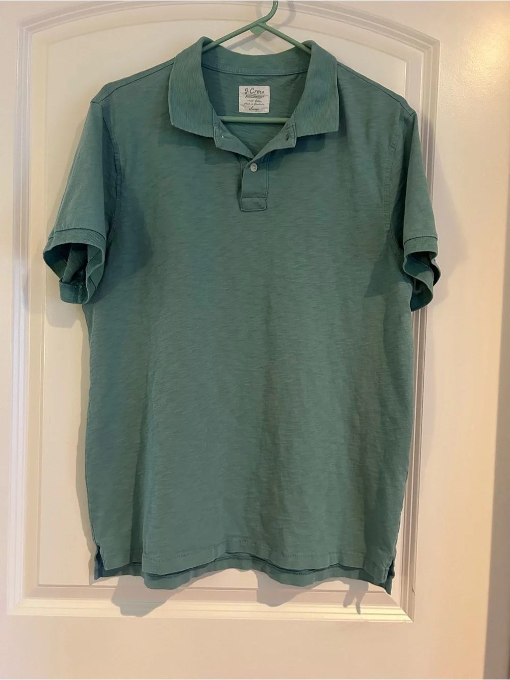J. Crew Teal Short Sleeve Polo